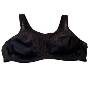 Exquisite Form Back Posture Support Bra Womens Front Closure Lace Soft Cup